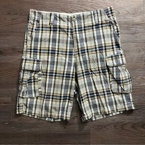 Canyon River Blues Men's Checkered Cargo Shorts